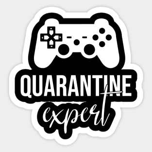 Quarantine Video Game - Play Game Expert Sticker